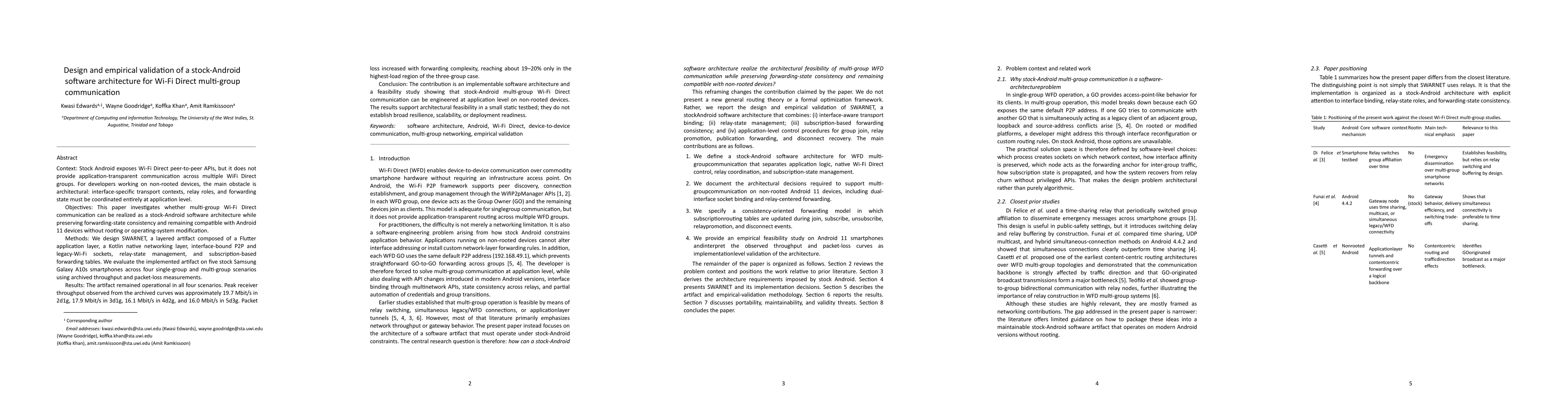 Thumbnail for Design and empirical validation of a stock-Android software architecture for Wi-Fi Direct multi-group communication