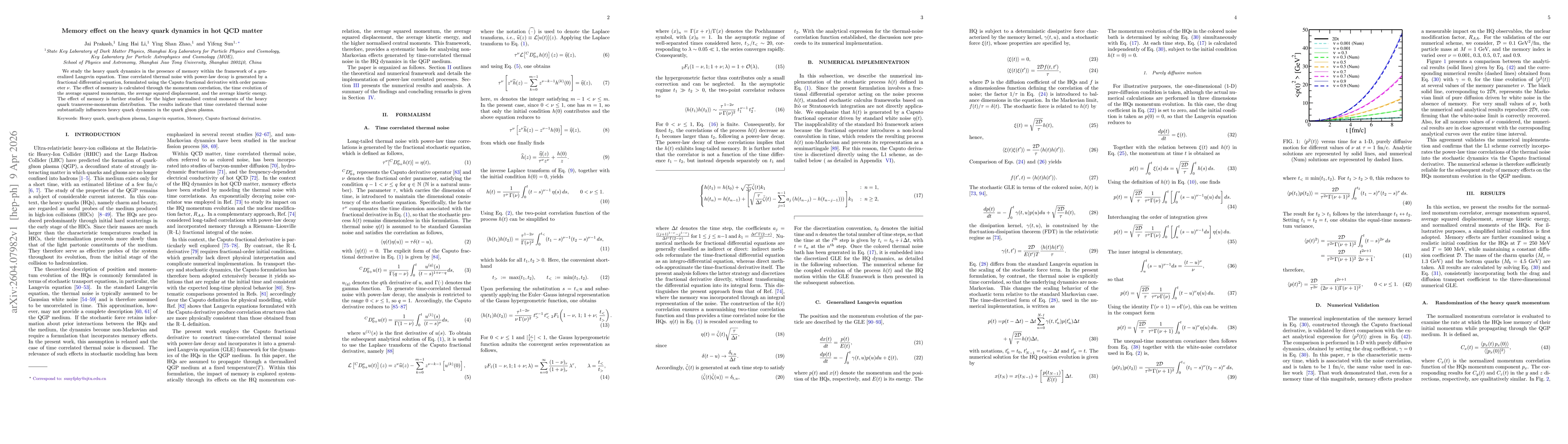 Thumbnail for Memory effect on the heavy quark dynamics in hot QCD matter