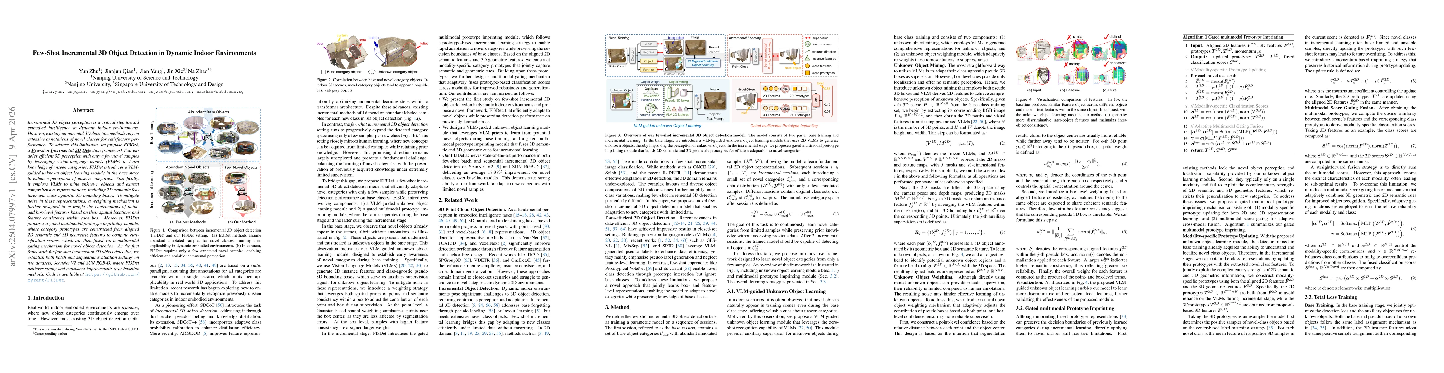Thumbnail for Few-Shot Incremental 3D Object Detection in Dynamic Indoor Environments