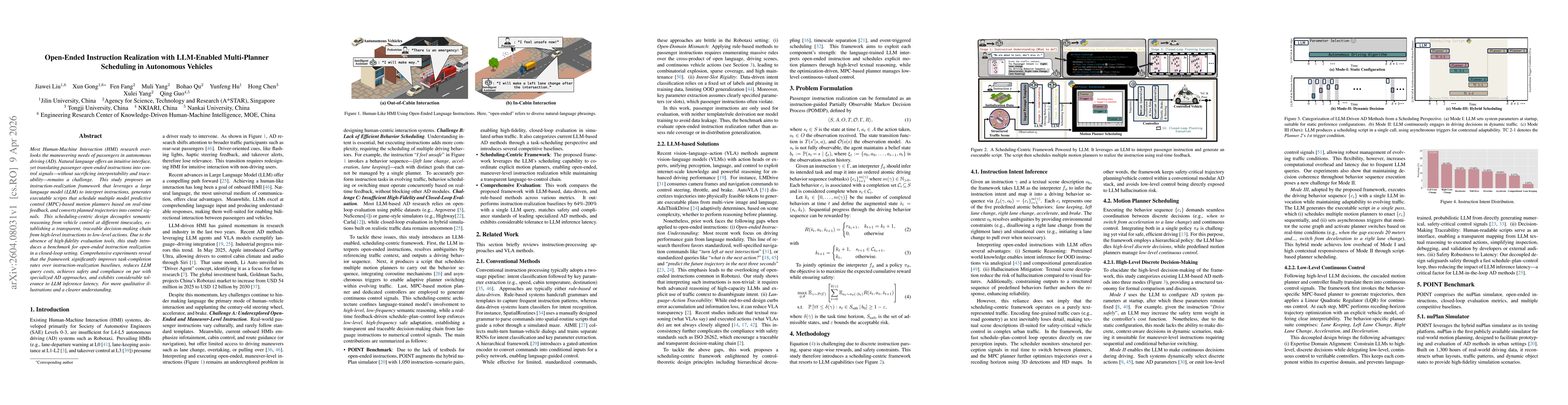 Thumbnail for Open-Ended Instruction Realization with LLM-Enabled Multi-Planner Scheduling in Autonomous Vehicles