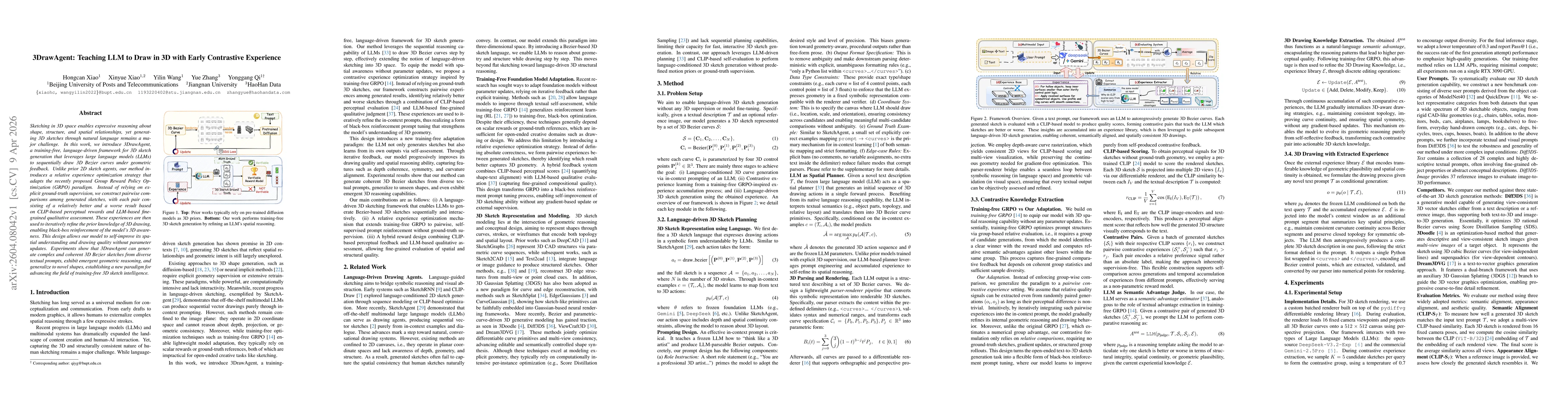 Thumbnail for 3DrawAgent: Teaching LLM to Draw in 3D with Early Contrastive Experience