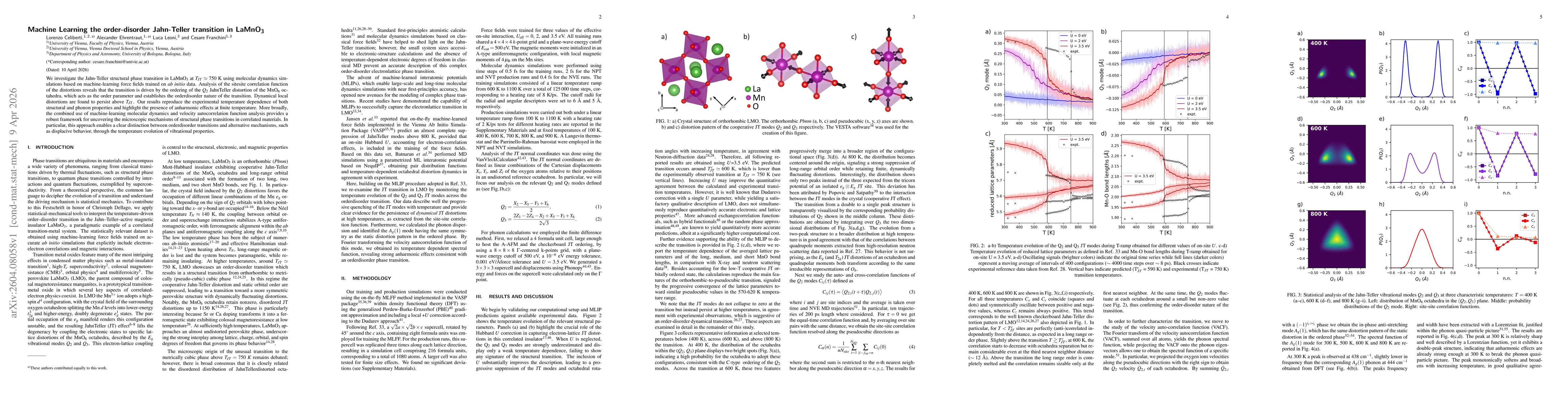 Thumbnail for Machine Learning the order-disorder Jahn-Teller transition in LaMnO$_3$