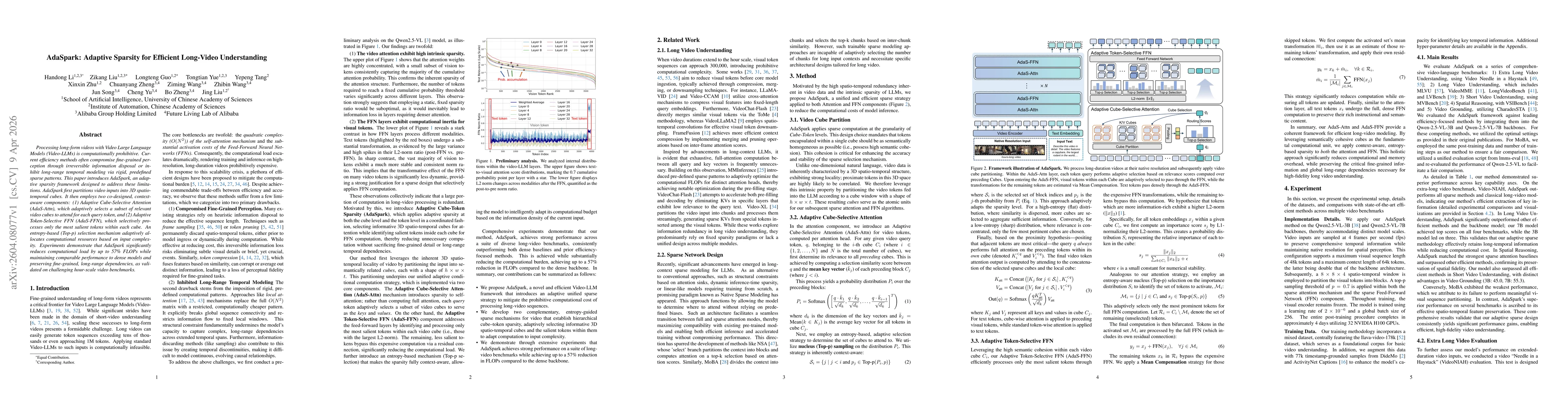 Thumbnail for AdaSpark: Adaptive Sparsity for Efficient Long-Video Understanding