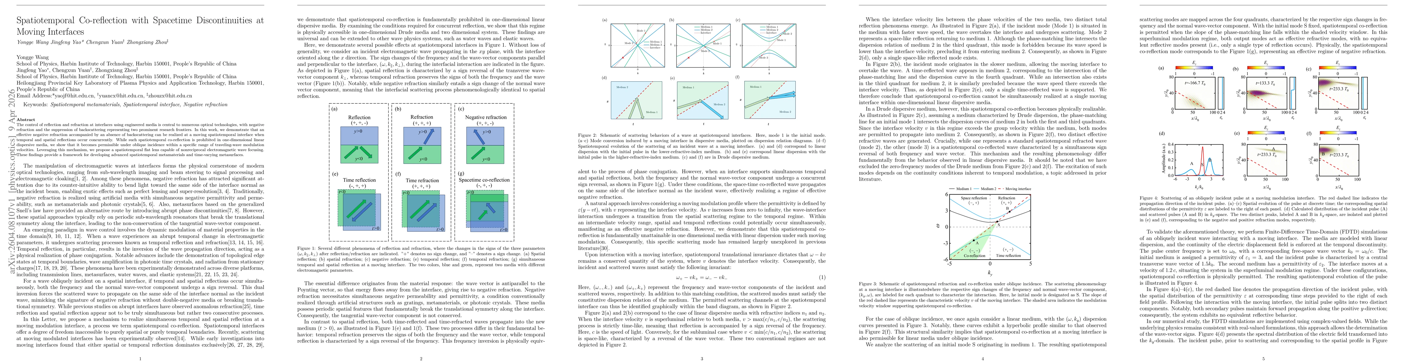 Thumbnail for Spatiotemporal Co-reflection with Spacetime Discontinuities at Moving Interfaces