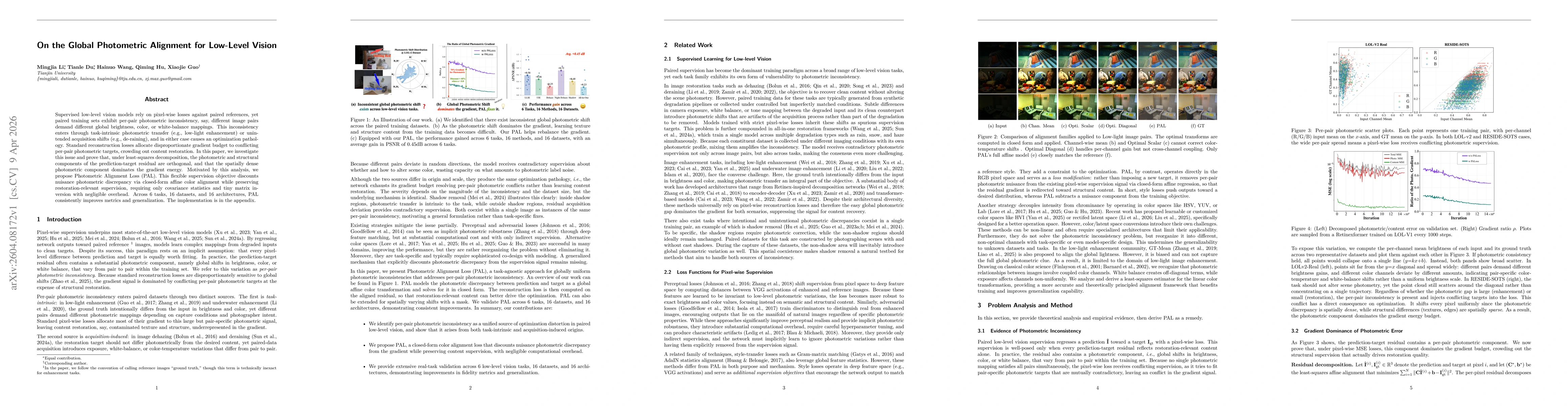 Thumbnail for On the Global Photometric Alignment for Low-Level Vision