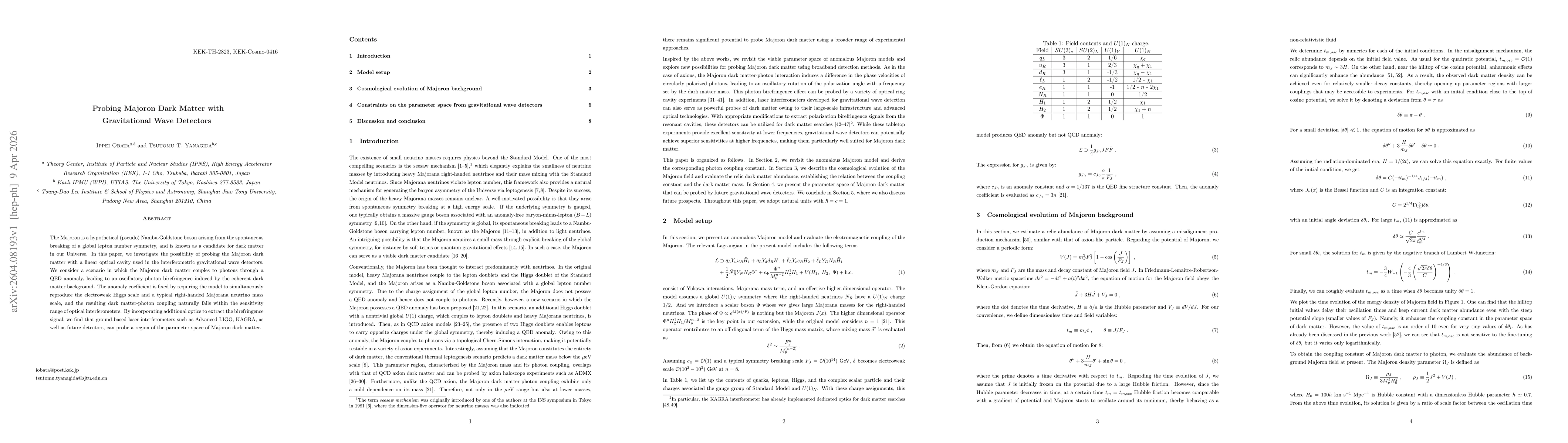 Thumbnail for Probing Majoron Dark Matter with Gravitational Wave Detectors