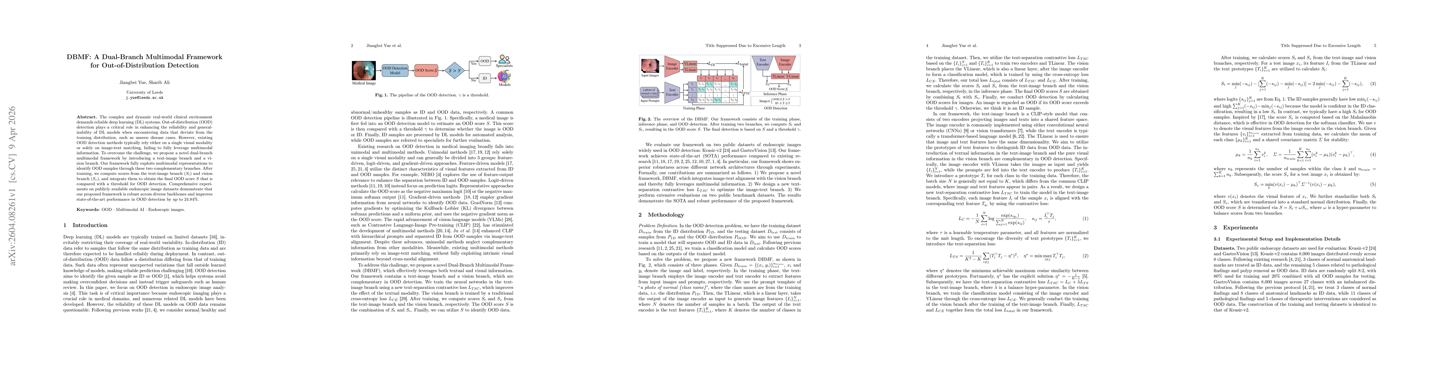 Thumbnail for DBMF: A Dual-Branch Multimodal Framework for Out-of-Distribution Detection