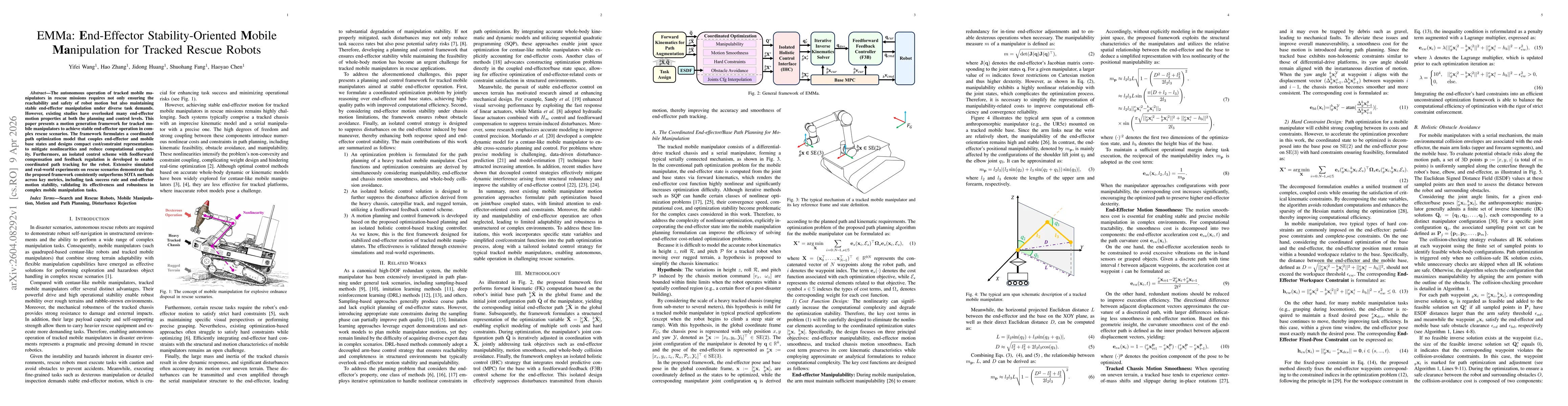 Thumbnail for EMMa: End-Effector Stability-Oriented Mobile Manipulation for Tracked Rescue Robots