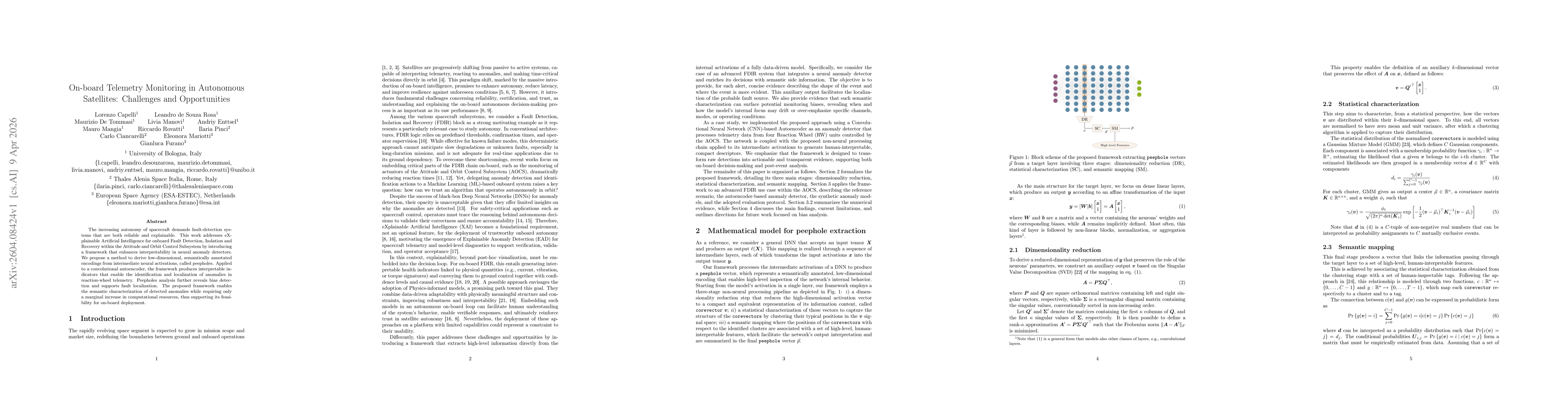 Thumbnail for On-board Telemetry Monitoring in Autonomous Satellites: Challenges and Opportunities