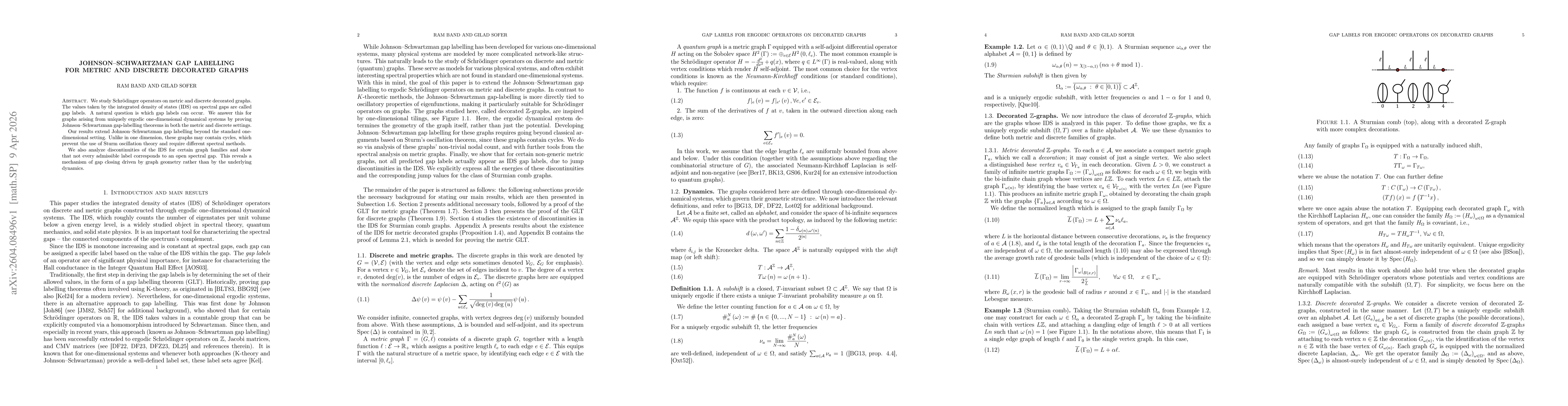 Thumbnail for Johnson-Schwartzman Gap Labelling for Metric and Discrete Decorated Graphs