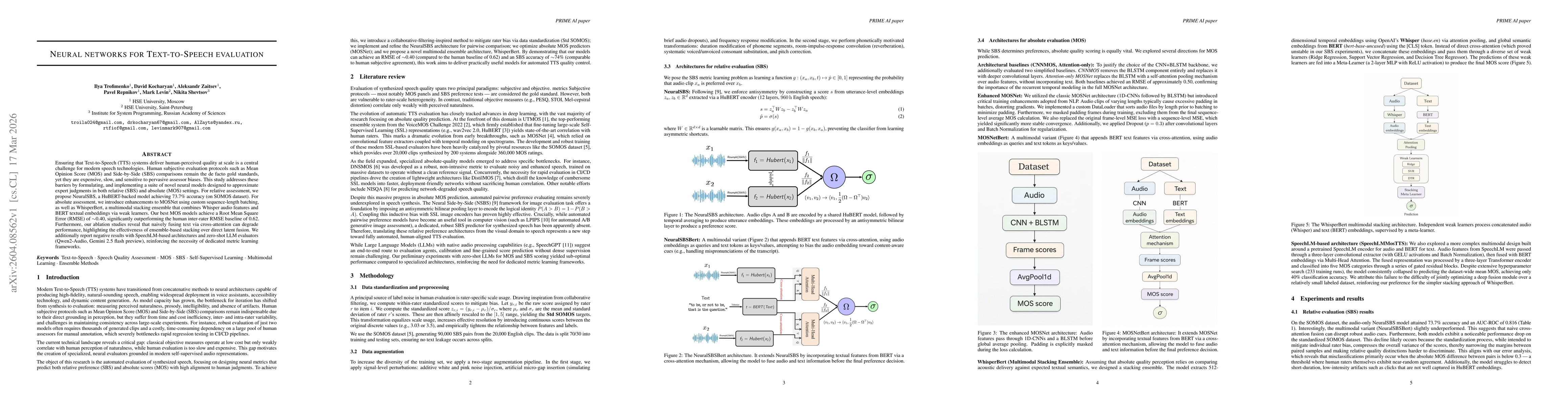 Thumbnail for Neural networks for Text-to-Speech evaluation