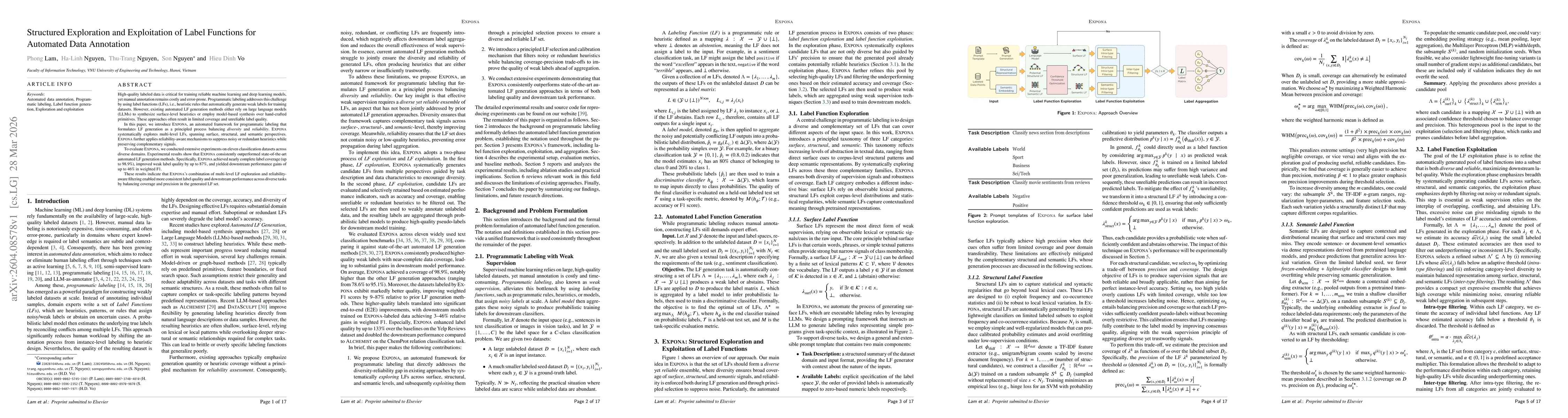 Thumbnail for Structured Exploration and Exploitation of Label Functions for Automated Data Annotation