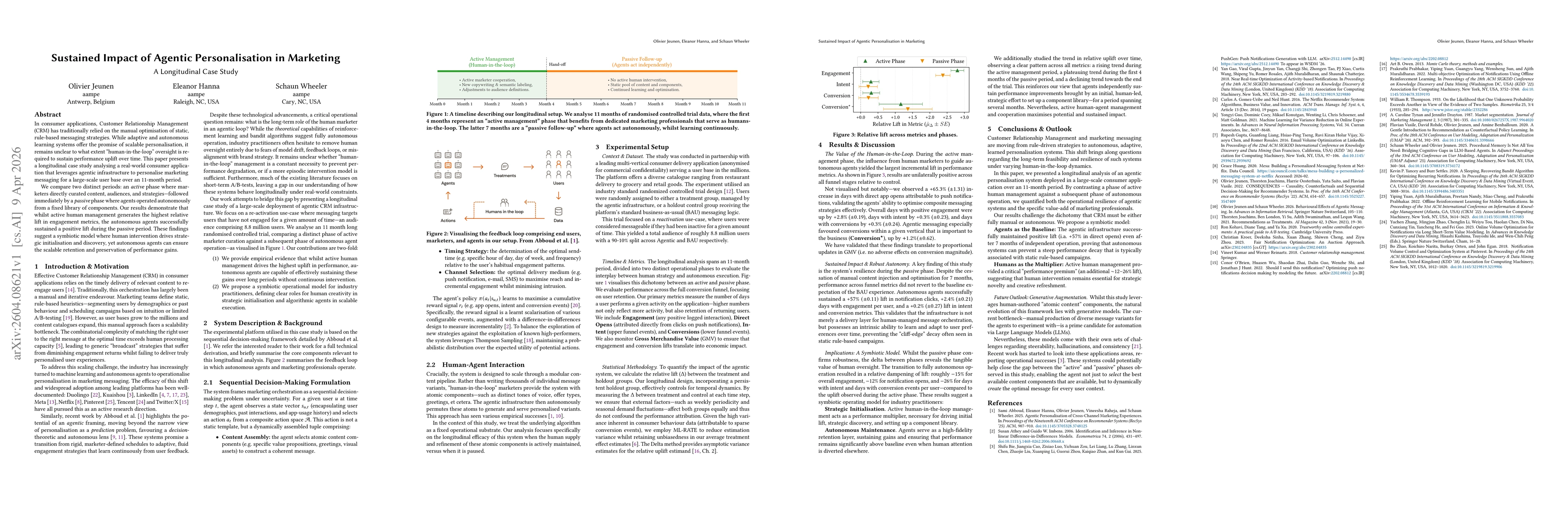 Thumbnail for Sustained Impact of Agentic Personalisation in Marketing: A Longitudinal Case Study