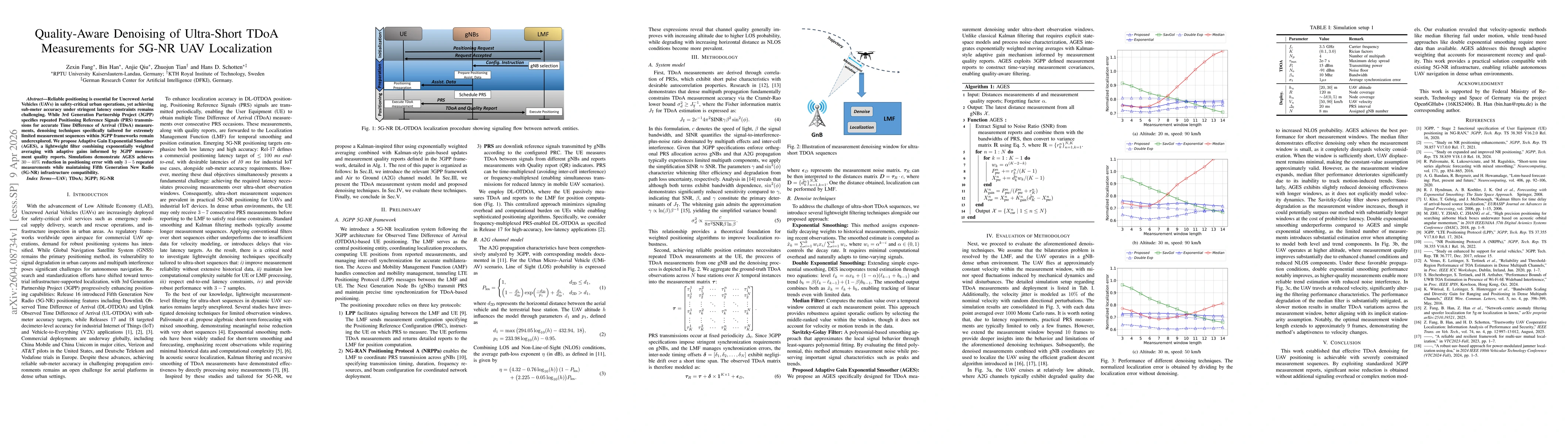 Thumbnail for Quality-Aware Denoising of Ultra-Short TDoA Measurements for 5G-NR UAV Localization