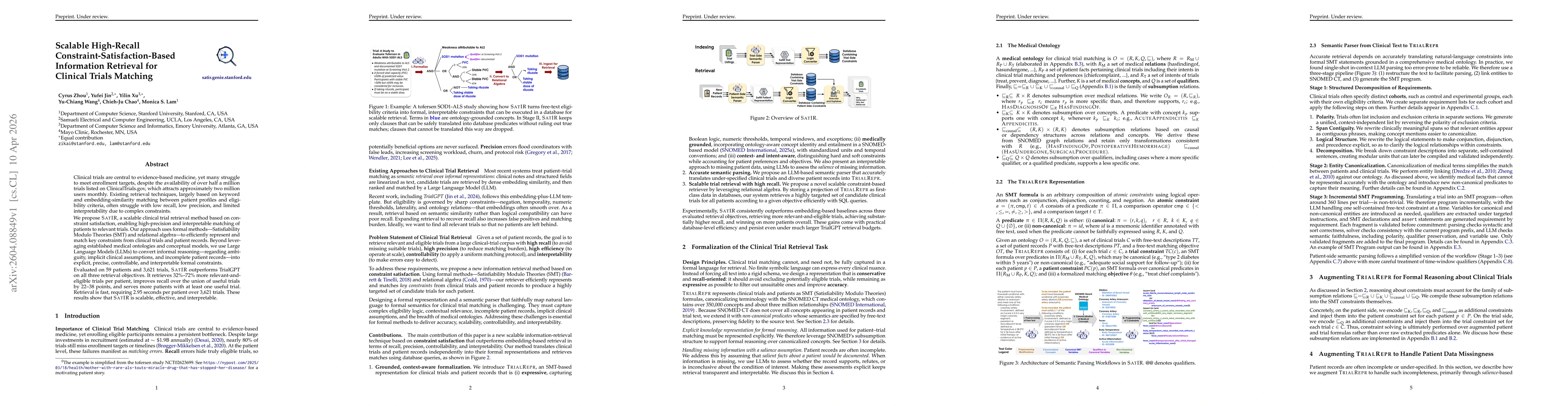 Thumbnail for Scalable High-Recall Constraint-Satisfaction-Based Information Retrieval for Clinical Trials Matching
