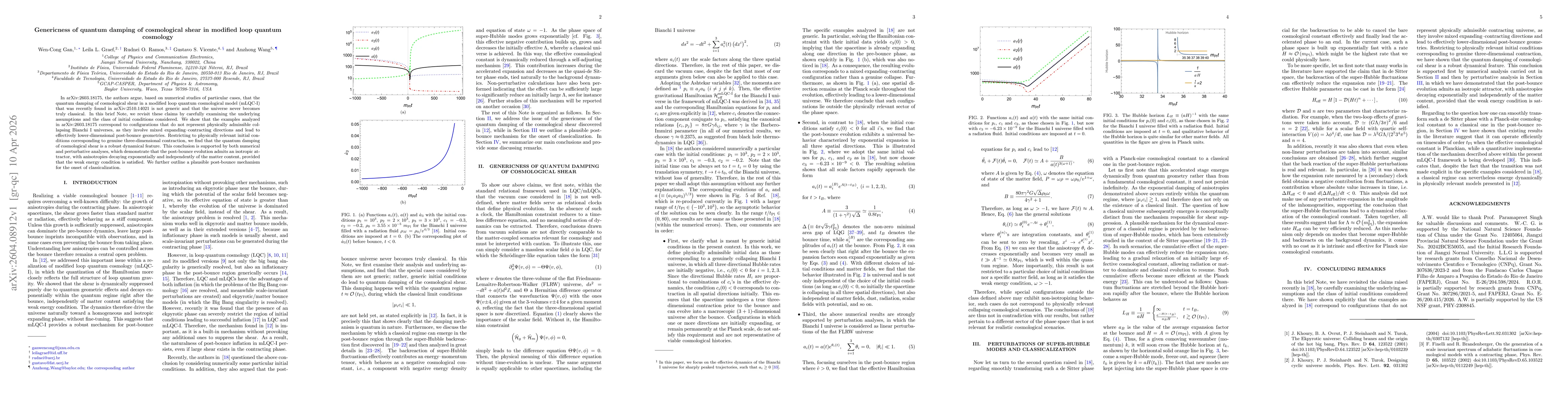 Thumbnail for Genericness of quantum damping of cosmological shear in modified loop quantum cosmology