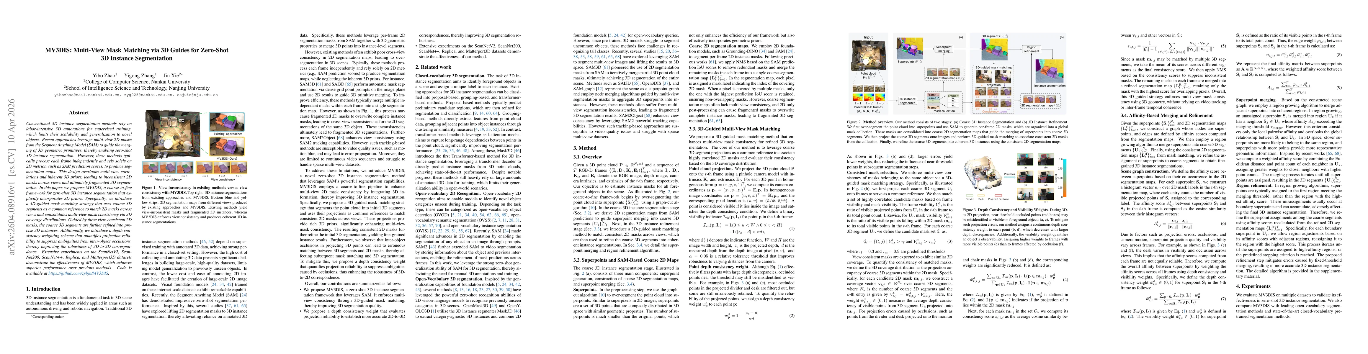 Thumbnail for MV3DIS: Multi-View Mask Matching via 3D Guides for Zero-Shot 3D Instance Segmentation
