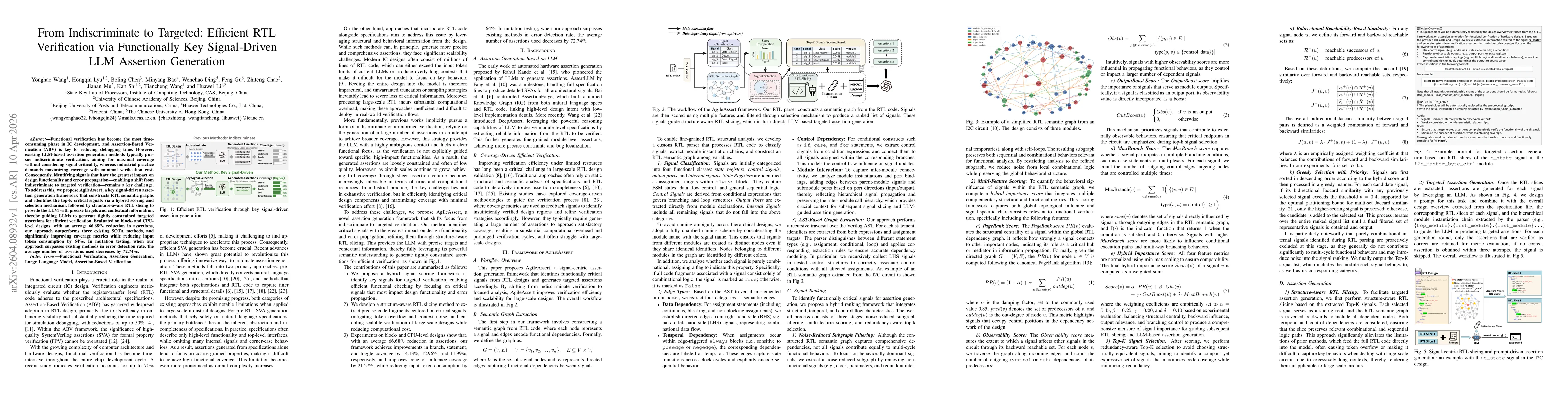 Thumbnail for From Indiscriminate to Targeted: Efficient RTL Verification via Functionally Key Signal-Driven LLM Assertion Generation