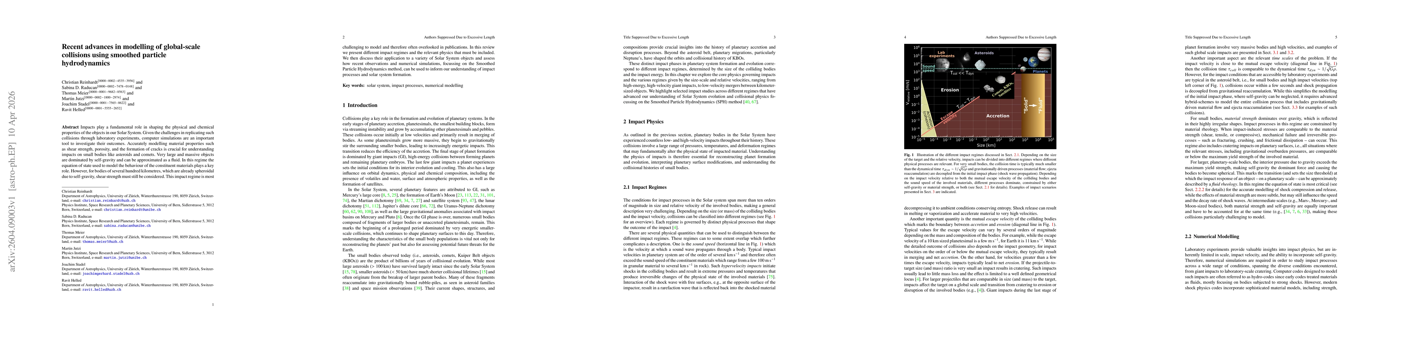 Thumbnail for Recent advances in modelling of global-scale collisions using smoothed particle hydrodynamics