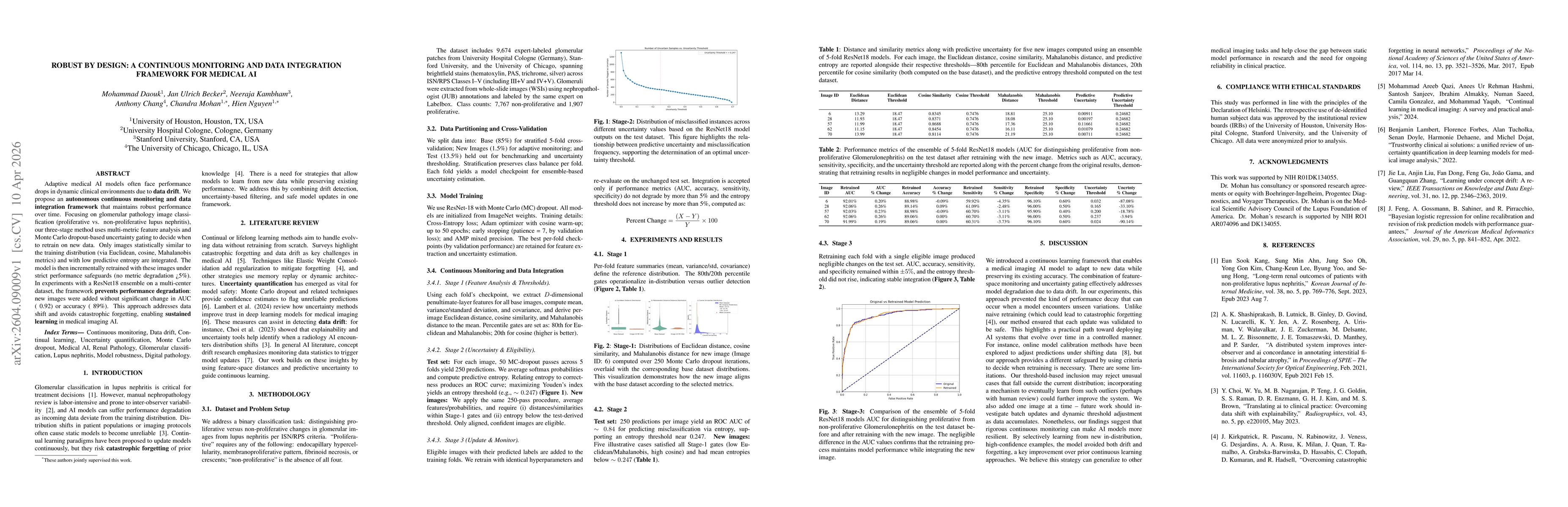 Thumbnail for Robust by Design: A Continuous Monitoring and Data Integration Framework for Medical AI