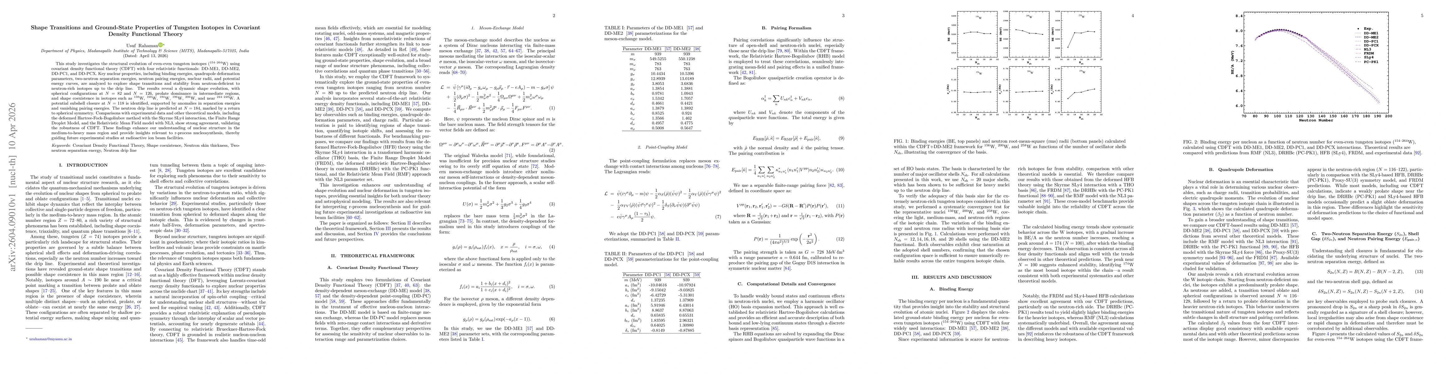 Thumbnail for Shape transitions and ground-state properties of tungsten isotopes in covariant density functional theory