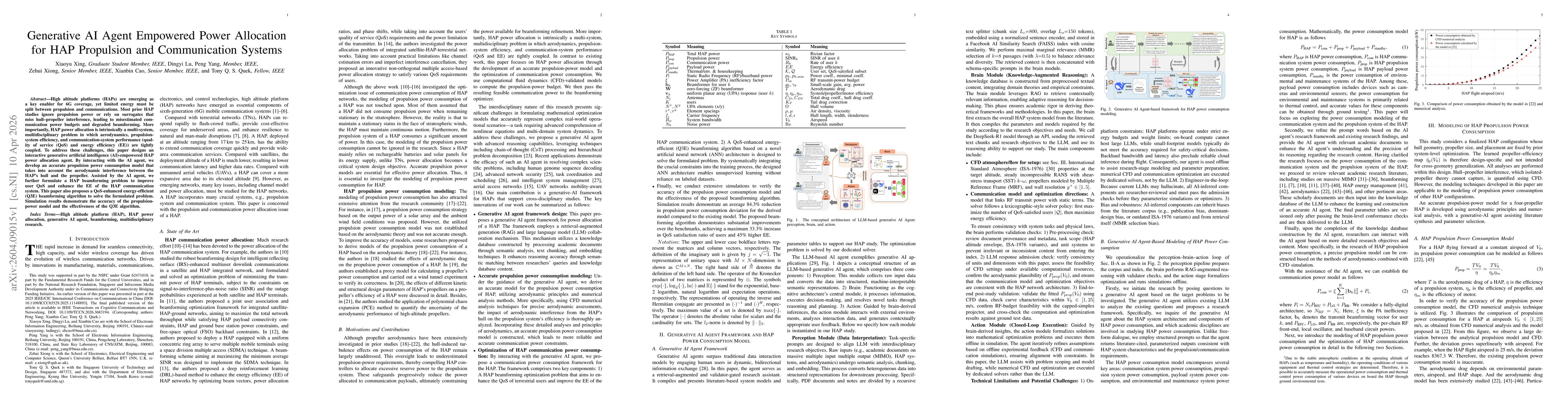 Thumbnail for Generative AI Agent Empowered Power Allocation for HAP Propulsion and Communication Systems