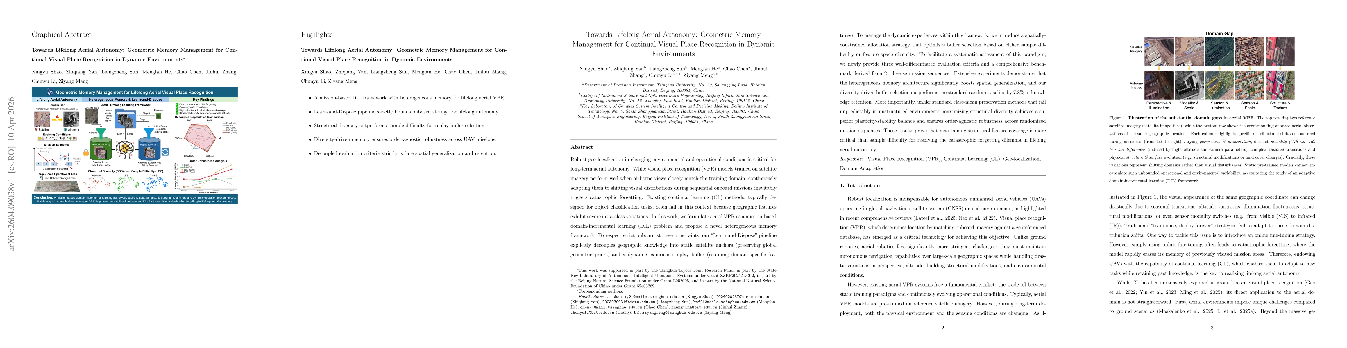 Thumbnail for Towards Lifelong Aerial Autonomy: Geometric Memory Management for Continual Visual Place Recognition in Dynamic Environments
