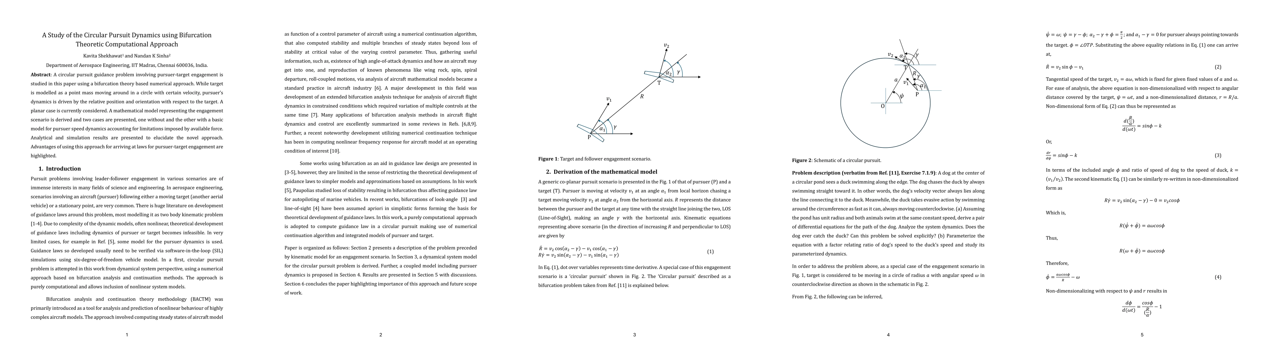 Thumbnail for A Study of the Circular Pursuit Dynamics using Bifurcation Theoretic Computational Approach