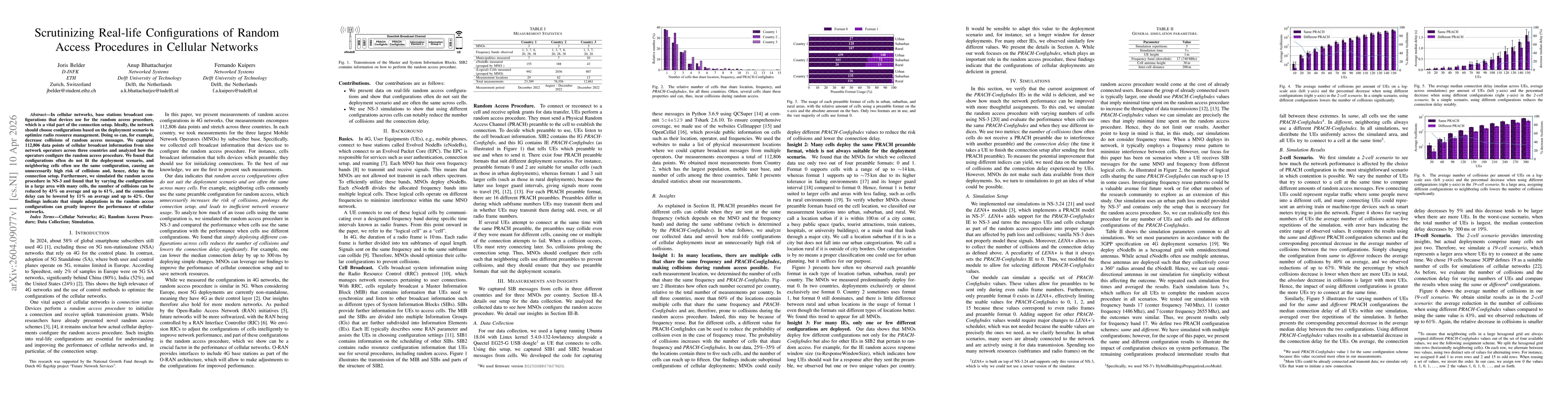 Thumbnail for Scrutinizing Real-life Configurations of Random Access Procedures in Cellular Networks