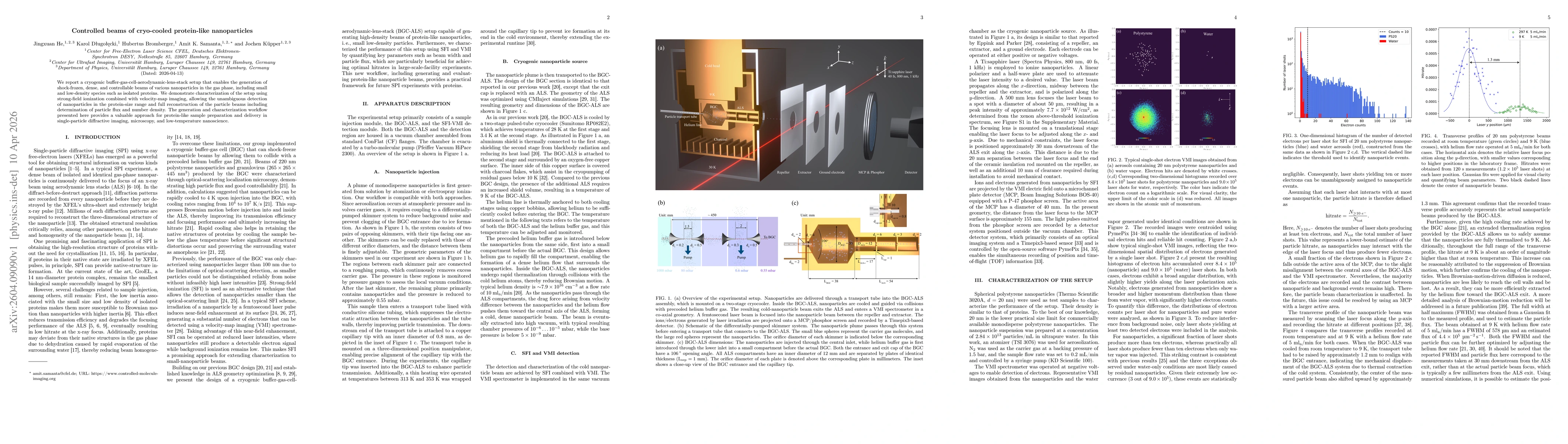 Thumbnail for Controlled beams of cryo-cooled protein-like nanoparticles