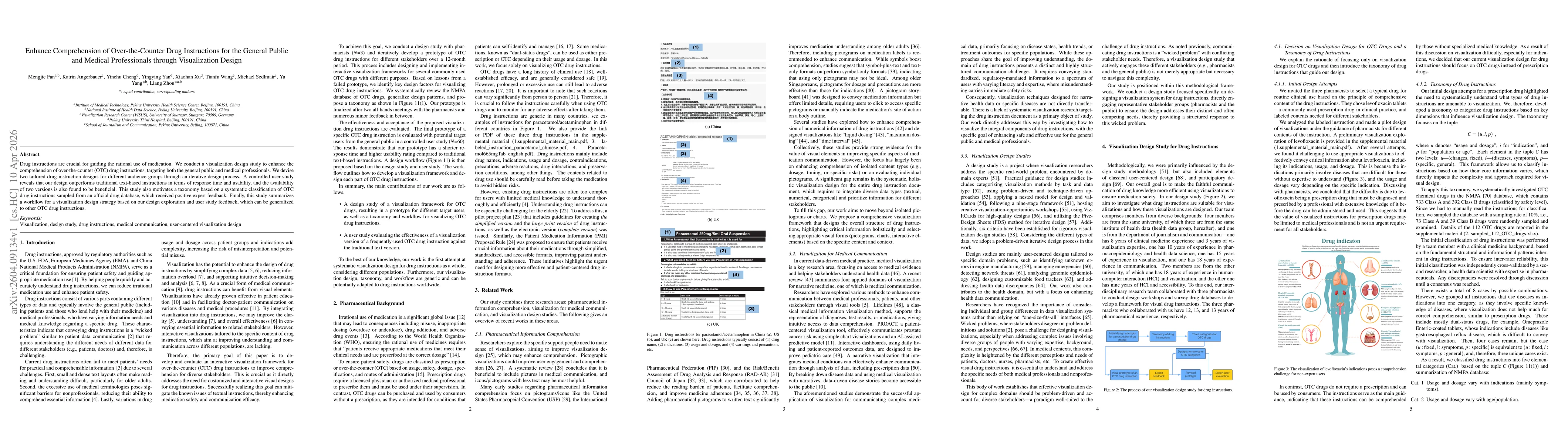 Thumbnail for Enhance Comprehension of Over-the-Counter Drug Instructions for the General Public and Medical Professionals through Visualization Design