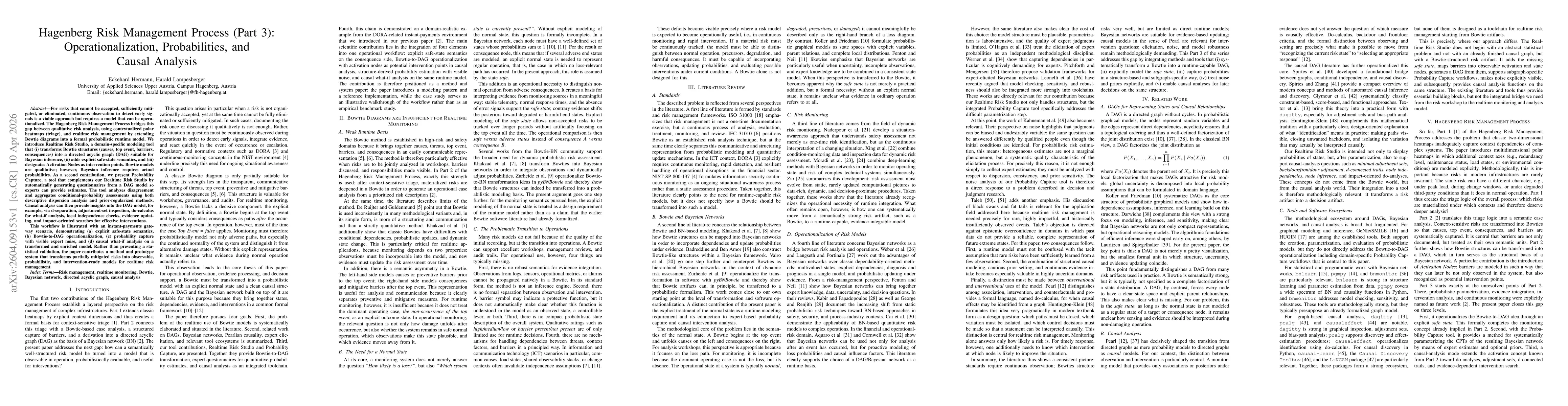 Thumbnail for Hagenberg Risk Management Process (Part 3): Operationalization, Probabilities, and Causal Analysis