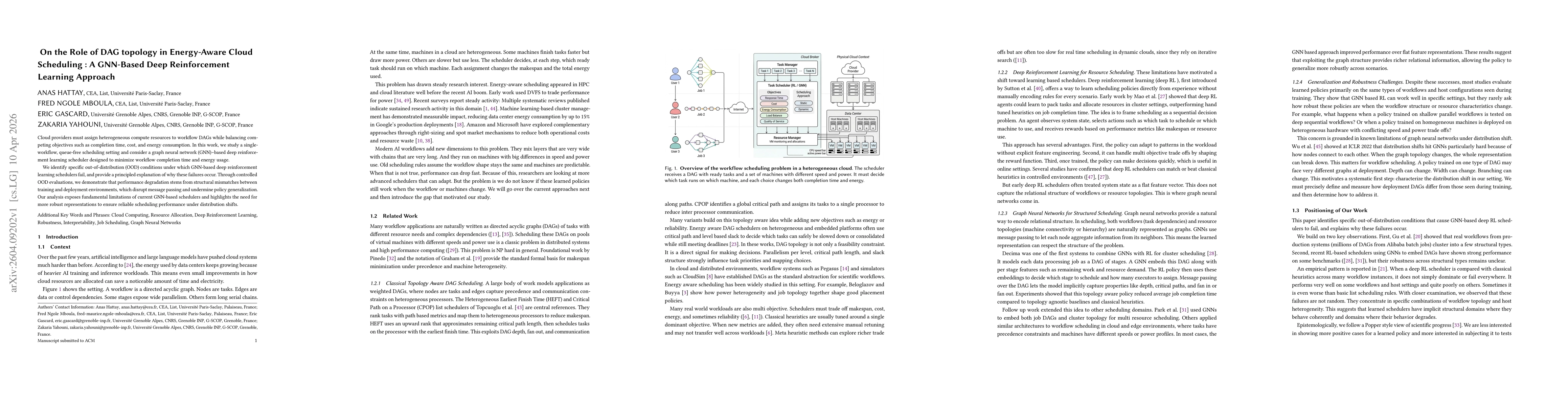 Thumbnail for On the Role of DAG topology in Energy-Aware Cloud Scheduling : A GNN-Based Deep Reinforcement Learning Approach