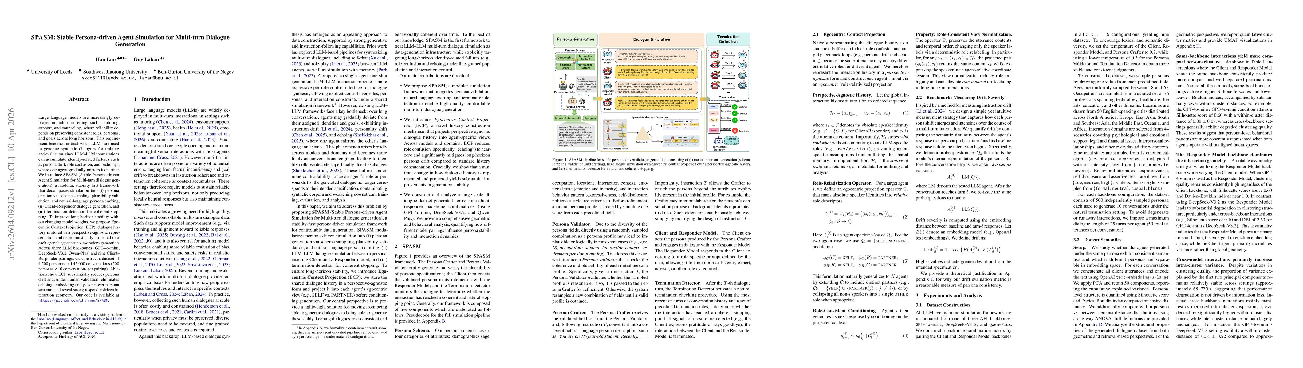 Thumbnail for SPASM: Stable Persona-driven Agent Simulation for Multi-turn Dialogue Generation