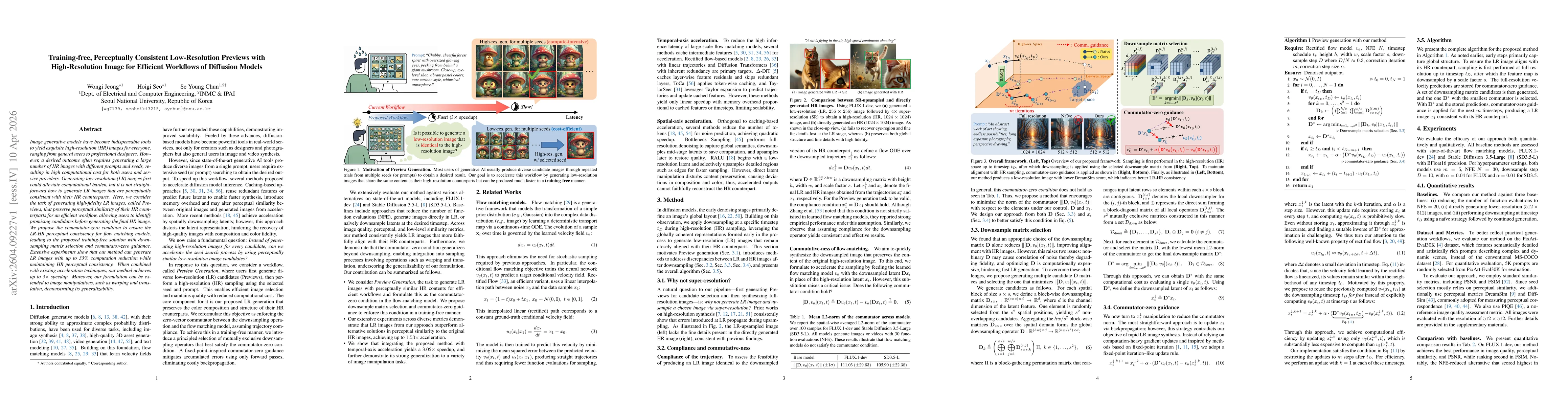 Thumbnail for Training-free, Perceptually Consistent Low-Resolution Previews with High-Resolution Image for Efficient Workflows of Diffusion Models