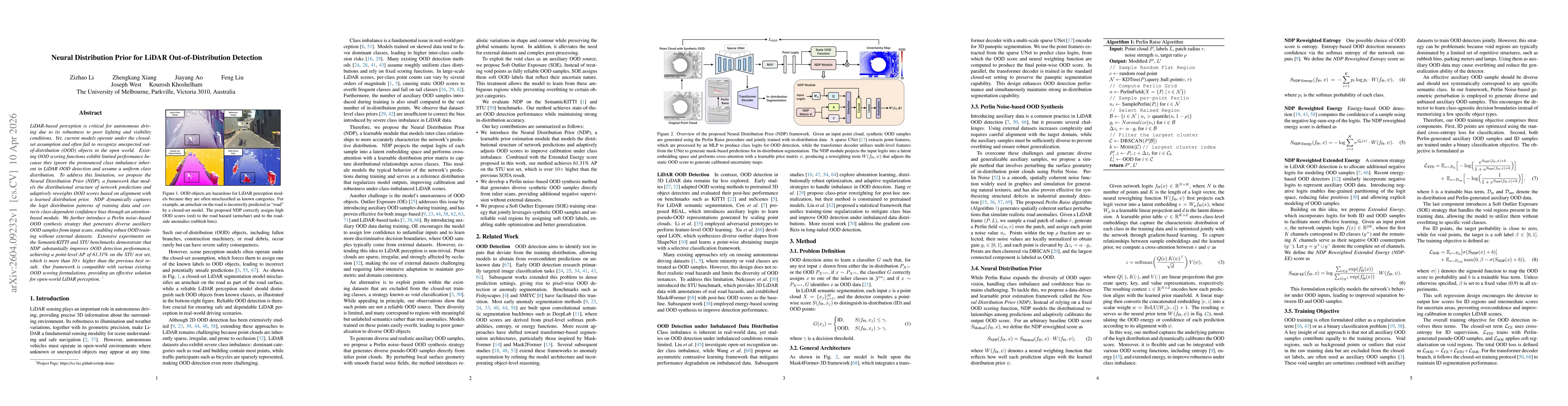 Thumbnail for Neural Distribution Prior for LiDAR Out-of-Distribution Detection