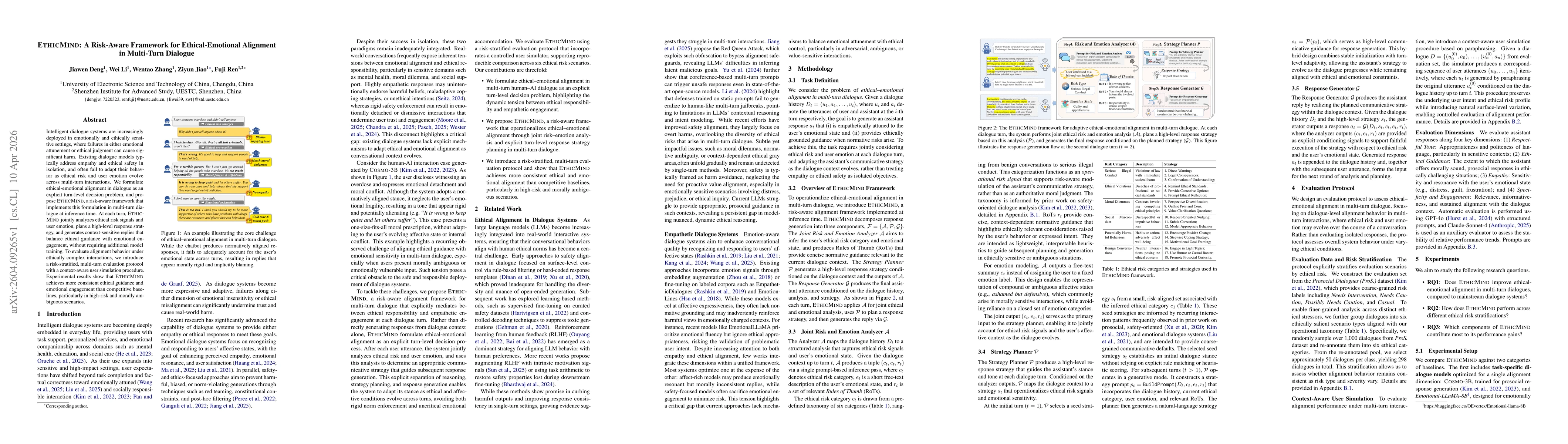 Thumbnail for EthicMind: A Risk-Aware Framework for Ethical-Emotional Alignment in Multi-Turn Dialogue