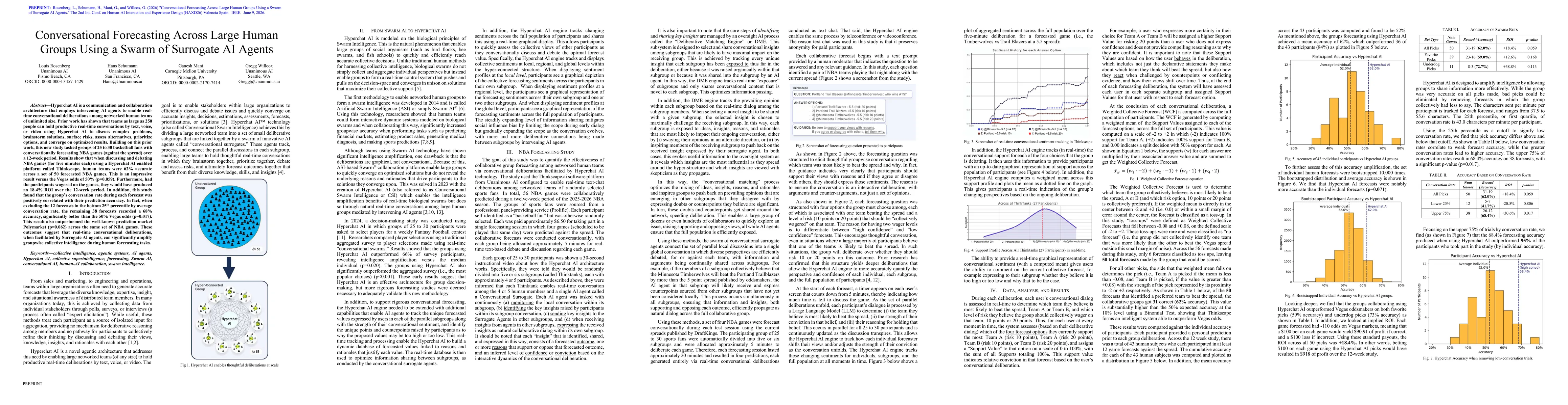 Thumbnail for Conversational Forecasting Across Large Human Groups Using A Network of Surrogate Agents