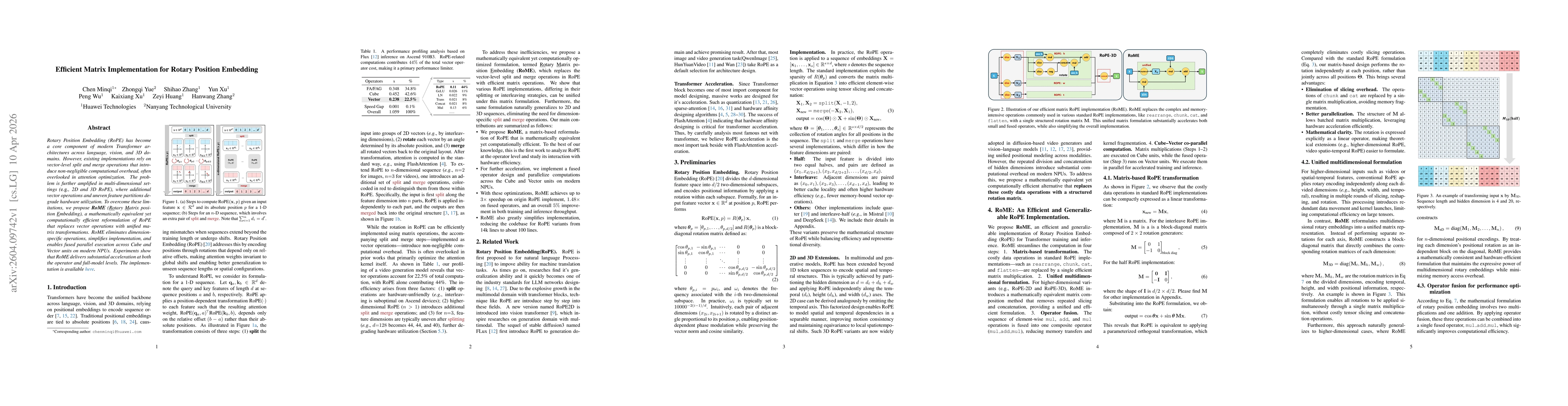 Thumbnail for Efficient Matrix Implementation for Rotary Position Embedding