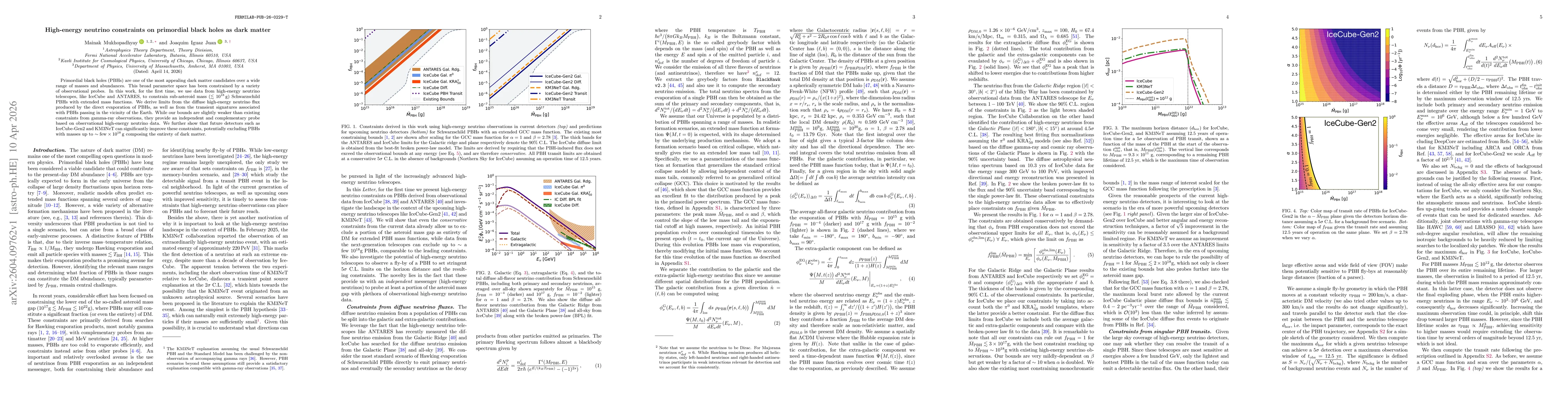 Thumbnail for High-energy neutrino constraints on primordial black holes as dark matter