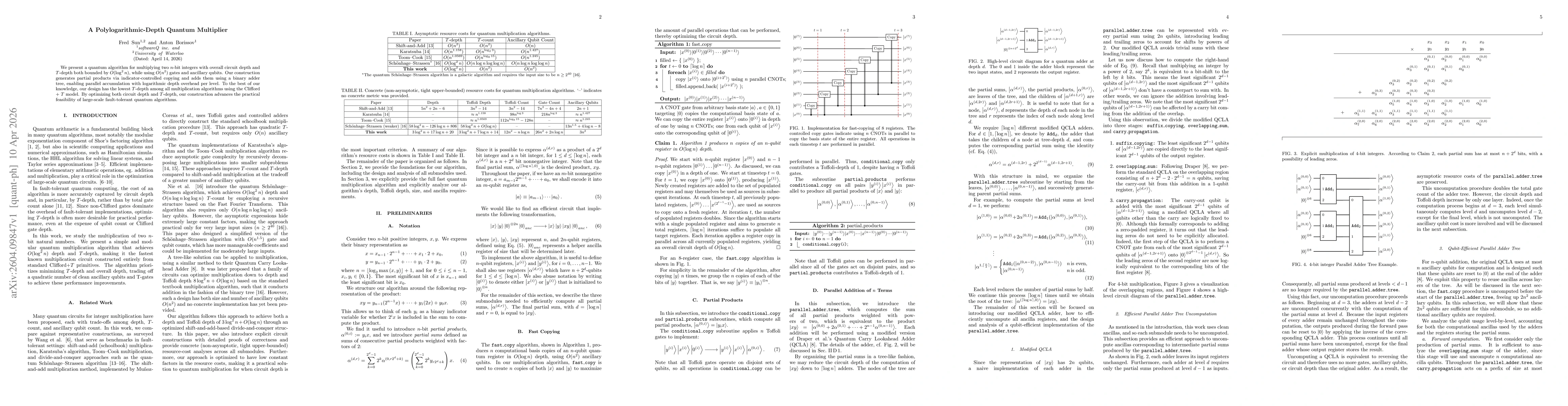 Thumbnail for A Polylogarithmic-Depth Quantum Multiplier