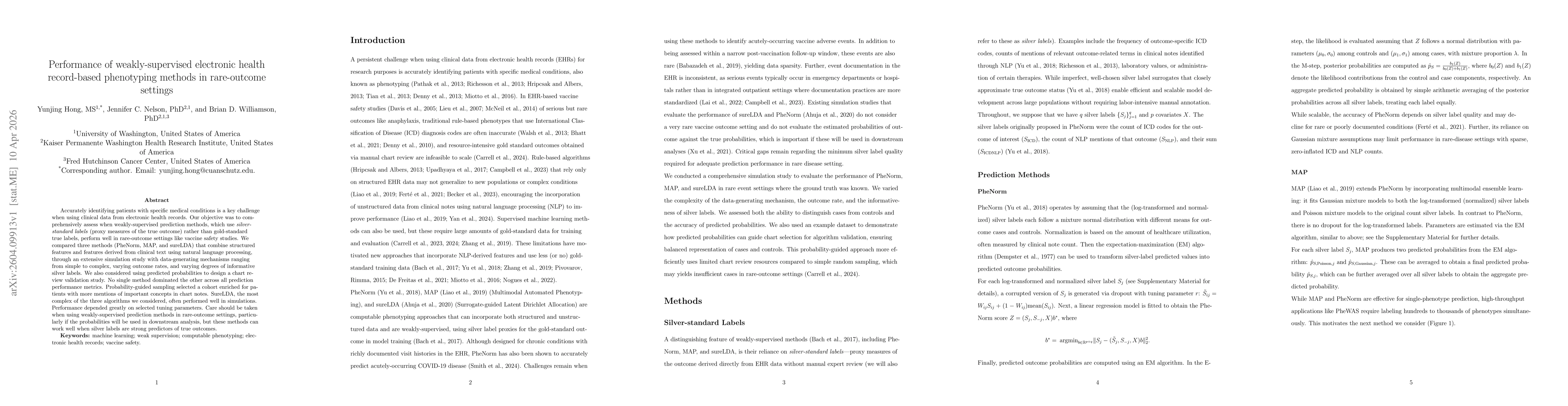 Thumbnail for Performance of weakly-supervised electronic health record-based phenotyping methods in rare-outcome settings