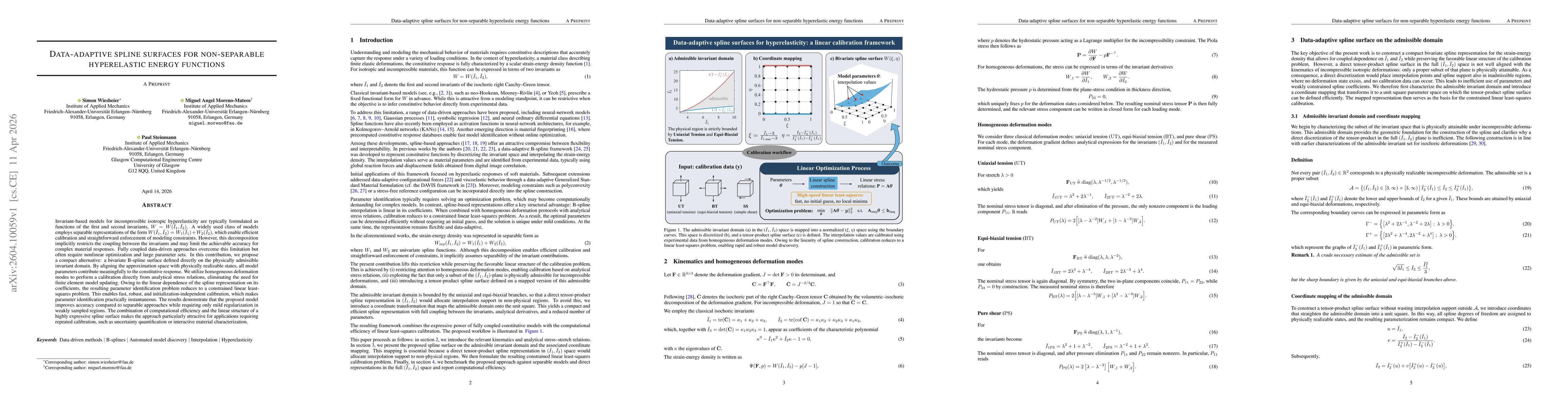 Thumbnail for Data-adaptive spline surfaces for non-separable hyperelastic energy functions