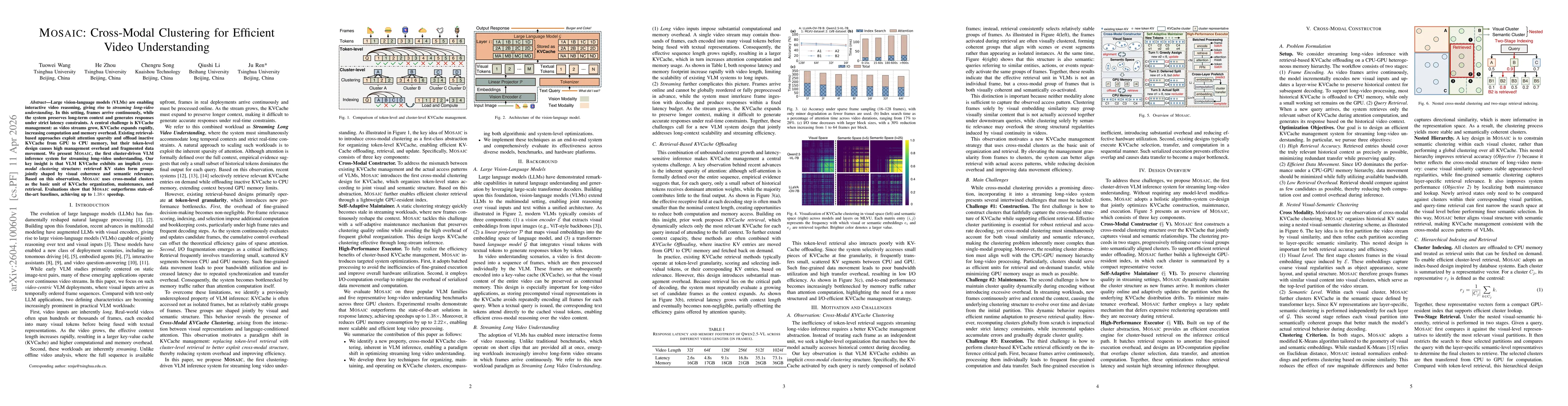 Thumbnail for Mosaic: Cross-Modal Clustering for Efficient Video Understanding