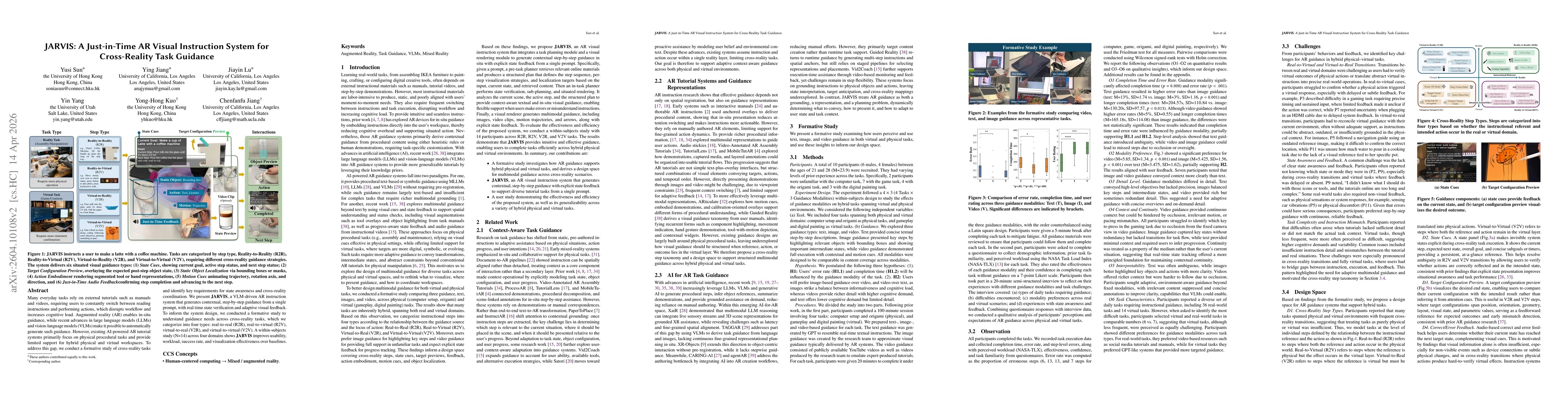Thumbnail for JARVIS: A Just-in-Time AR Visual Instruction System for Cross-Reality Task Guidance