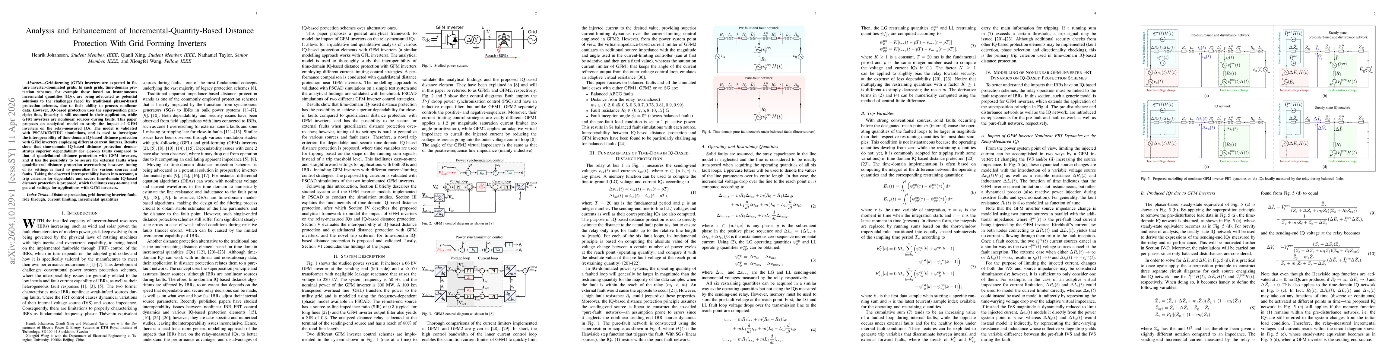 Thumbnail for Analysis and Enhancement of Incremental-Quantity-Based Distance Protection With Grid-Forming Inverters