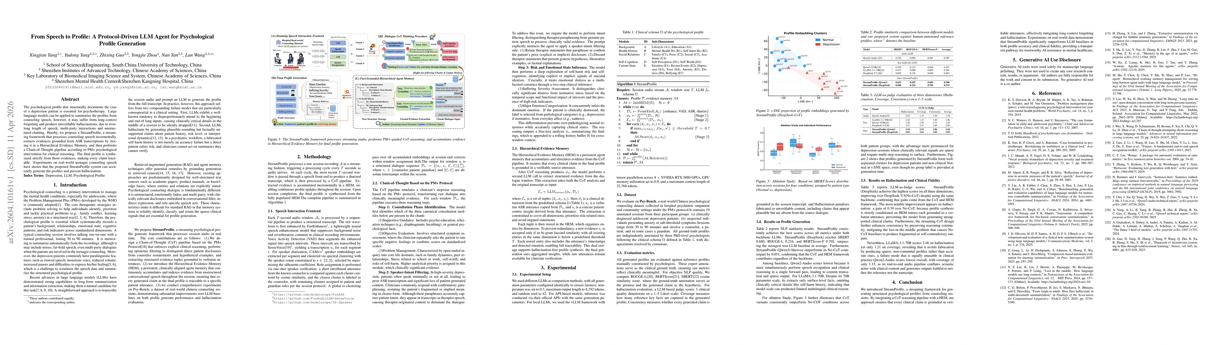 Thumbnail for From Speech to Profile: A Protocol-Driven LLM Agent for Psychological Profile Generation