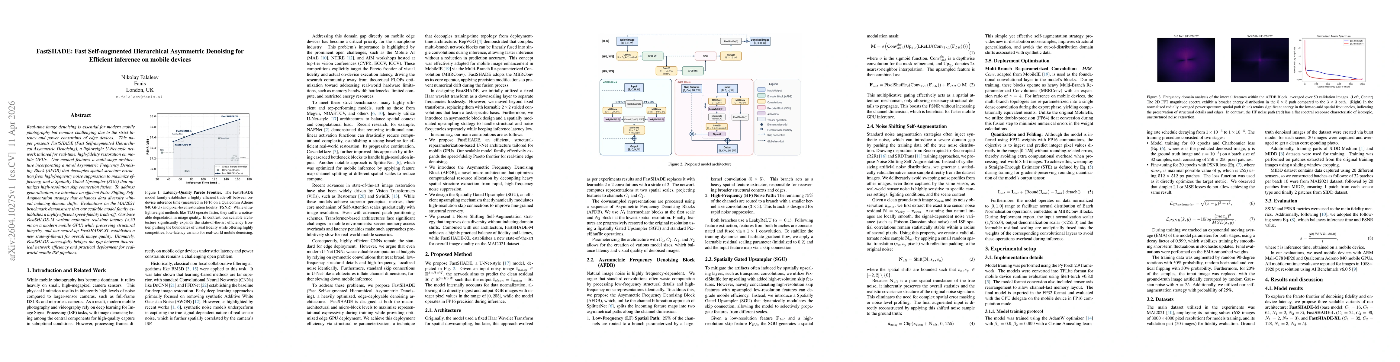 Thumbnail for FastSHADE: Fast Self-augmented Hierarchical Asymmetric Denoising for Efficient inference on mobile devices
