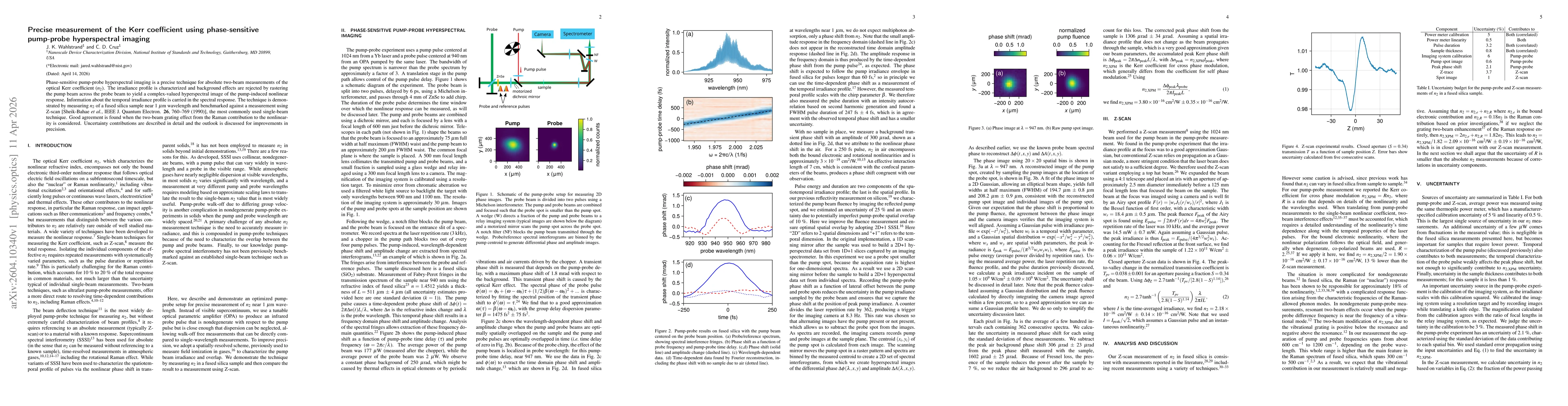Thumbnail for Precise measurement of the Kerr coefficient using phase-sensitive pump-probe hyperspectral imaging