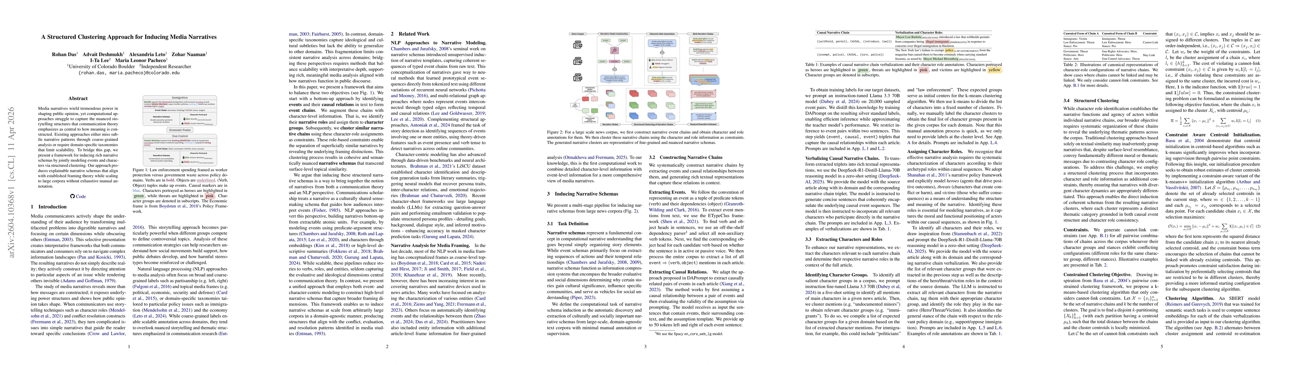 Thumbnail for A Structured Clustering Approach for Inducing Media Narratives